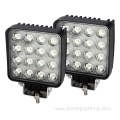 12V 24V Car LED work light drive light ATV Offroad SUV 4.3 inch 48W LED work light for truck